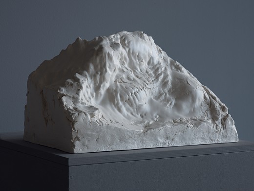 contemporary sculpture, alpine model, terrain model, geomorphology, geology, the alps, landscape as a body, alpine studies, contemporary art